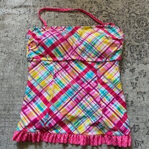 🧡3/15 NWOT Hula Honey Swimsuit Tankini Top Women's M